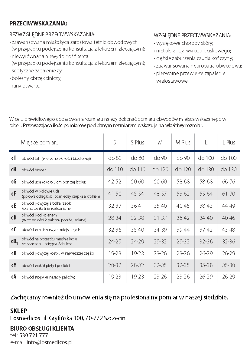 Podkolanówki medyczne uciskowe PROFESSIONAL CCL 2