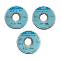 Drut orto szpula 5m niklowo-tytanowy NiTi prosty 0.014