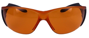 UV400 100% orange safety glasses