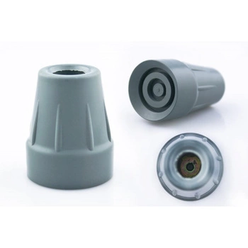 Foot cap for elbow crutch ¶r. 18 mm - gray