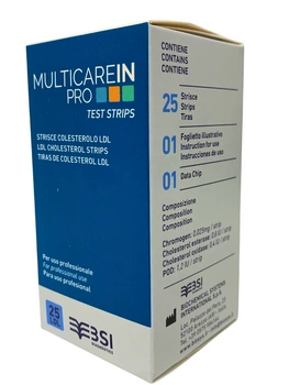MultiCareIn LDL cholesterol strips 25 pieces