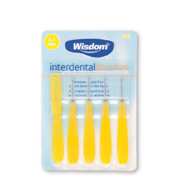 WISDOM INTERDENTAL BRUSHES Szczoteczki do czyszczenia powierzchni międzyzębowych