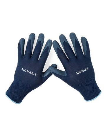 Sigvaris textile gloves for putting on stockings