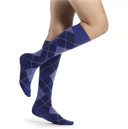 Skarpety podkolanówki uciskowe Sigvaris Microfiber Shades Purple B - damskie