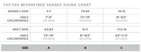 Skarpety podkolanówki uciskowe Sigvaris Microfiber Shades Onyx C - męskie