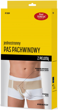 Jednostronny pas pachwinowy z pelotą