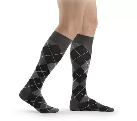 Sigvaris Microfiber Shades Graphite A compression socks - men's