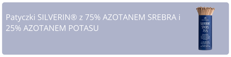 Patyczki SILVERIN® 75% 100 sztuk 115mm sztywne