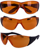 UV400 100% orange safety glasses