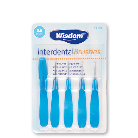 WISDOM INTERDENTAL BRUSHES Szczoteczki do czyszczenia powierzchni międzyzębowych