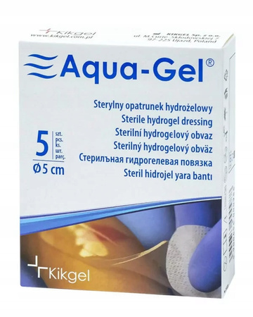 Opatrunek hydrożelowy Aqua Gel KIKGEL - 5cm, 1szt