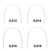 Łuki niklowo-tytanowe NiTi (okrągłe - 0.014) 10szt I-FLOW
